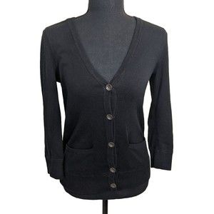 Rag & Bone Women's V-Neck Button Down 3/4 Sleeve Cardigan Sweater XS